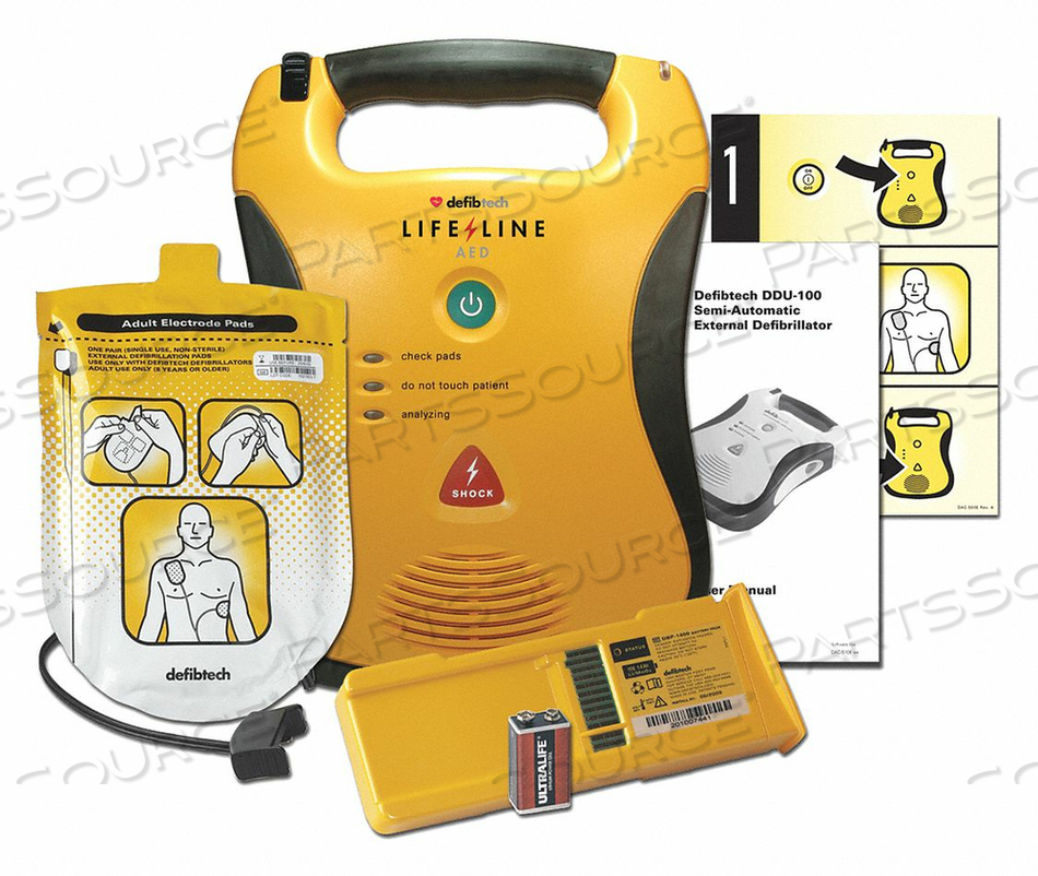 HIGH CAPACITY AED W/3 YR. MGMT. PROGRAM by Defibtech HIGH CAPACITY AED W/3 YR. MGMT. PROGRAM by Defibtech