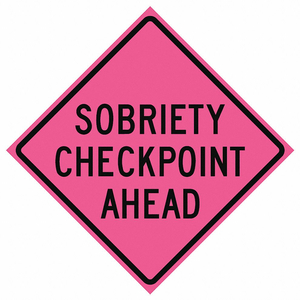 ROLL UP TRAFFIC SIGN 48 H 48 W VINYL by Eastern Metal Signs And Safety ROLL UP TRAFFIC SIGN 48 H 48 W VINYL by Eastern Metal Signs And Safety