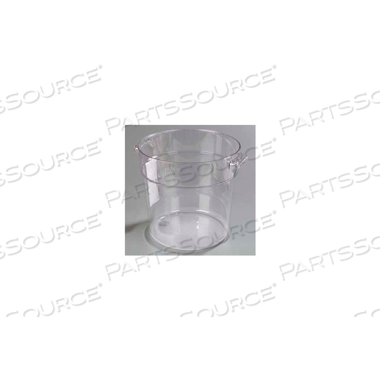 STORPLUS ROUND CONTAINER 18 QT., CLEAR 