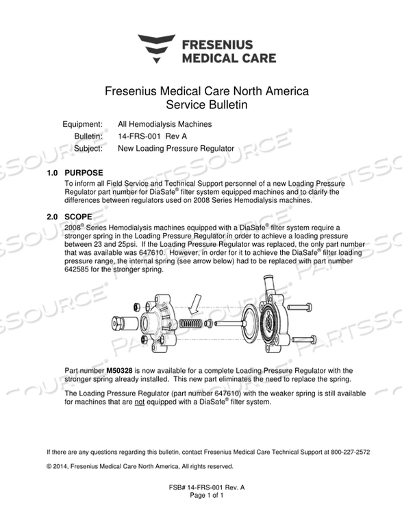 LOADING PRESSURE VALVE REFURBISHED LOADING PRESSURE VALVE REFURBISHED