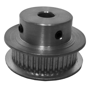 TIMING BELT PULLEYS, FOR MXL BELT, 1/4 IN BELT WD, 44 TEETH, 1/4 IN BORE, FIXED, WITH FLANGES by B&B Manufacturing