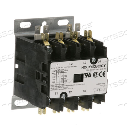 CONTACTOR4P 30/40A 208/240V 