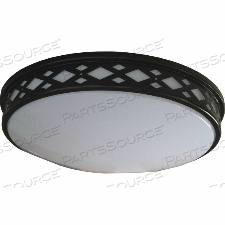 14" LED DIAMOND CEILING LATTICE, 20W, 4000 CCT, 1660 LUMEN, 82 CRI, BRONZE 