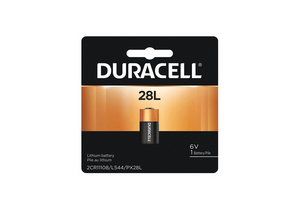 BATTERY, 28L, LITHIUM, 6V, 160 MAH by Duracell