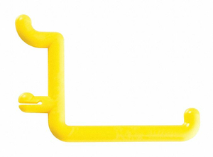 LOCKING PEGBOARD HOOKS 2 IN.L YELLOW PK8 by Functionaire