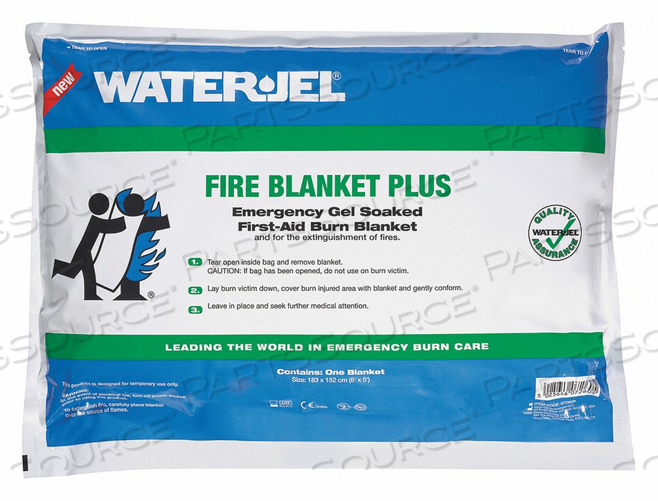 FIRE BLANKET 60 W X 72 L TAN by Water-Jel Technologies FIRE BLANKET 60 W X 72 L TAN by Water-Jel Technologies