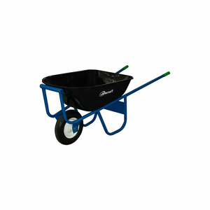 ALL-WELDED STEEL WHEELBARROW - 6 CU. FT. CAPACITY by Jescraft