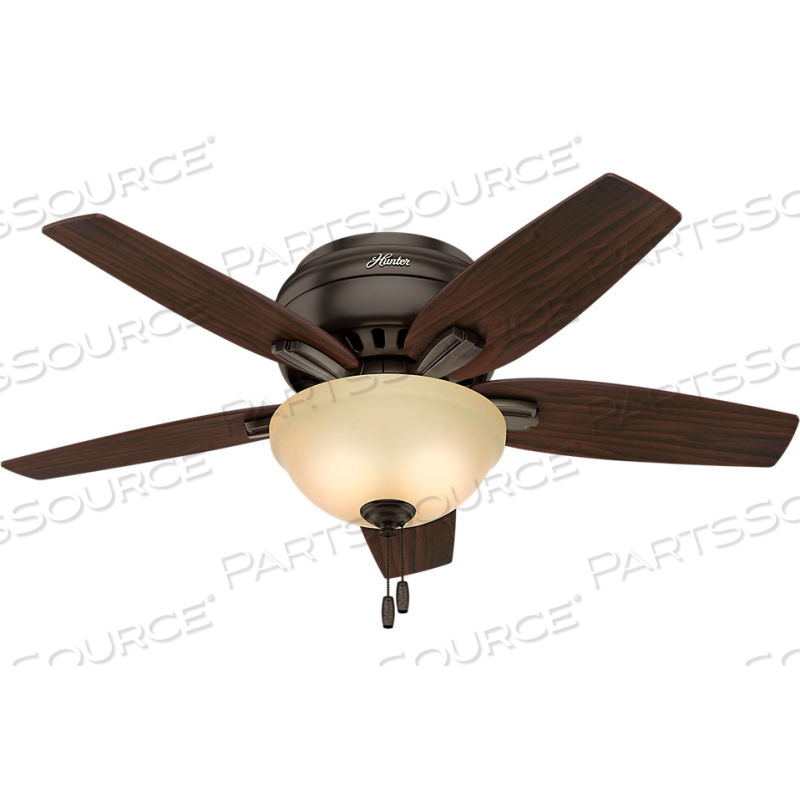 42" NEWSOME CEILING FAN WITH LIGHT - PREMIER BRONZE by Hunter Fan Co. / Casablanca Fand Co.
