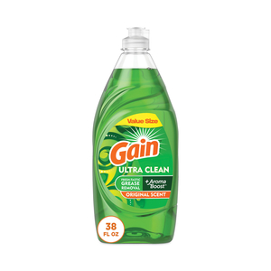 DISHWASHING LIQUID, GAIN ORIGINAL, 38 OZ BOTTLE, 8/CARTON by Gain