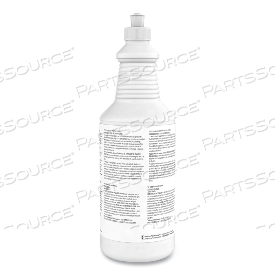 RED JUICE STAIN REMOVER, 32 OZ BOTTLE by Diversey RED JUICE STAIN REMOVER, 32 OZ BOTTLE by Diversey