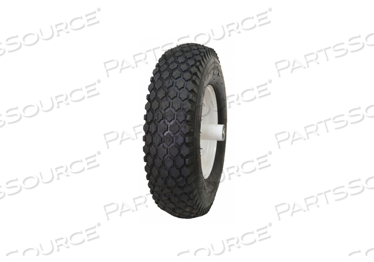 WHEELBARROW TIRE 4.10/3.50-4 4 PLY STUD by Hi-Run Tires