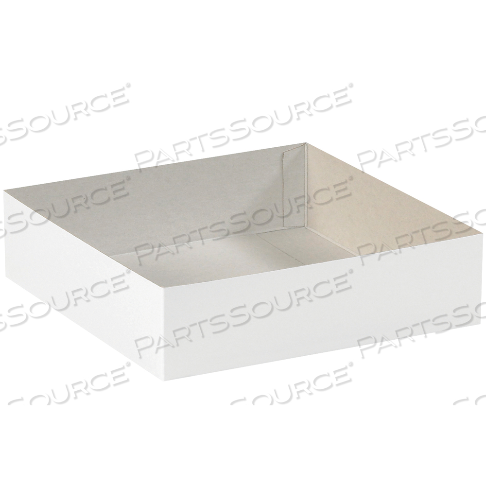 DELUXE GIFT BOX BOTTOMS, 19" X 12" X 3", WHITE, 50/CASE by BOX Partners (Box Acquisitions, LLC)