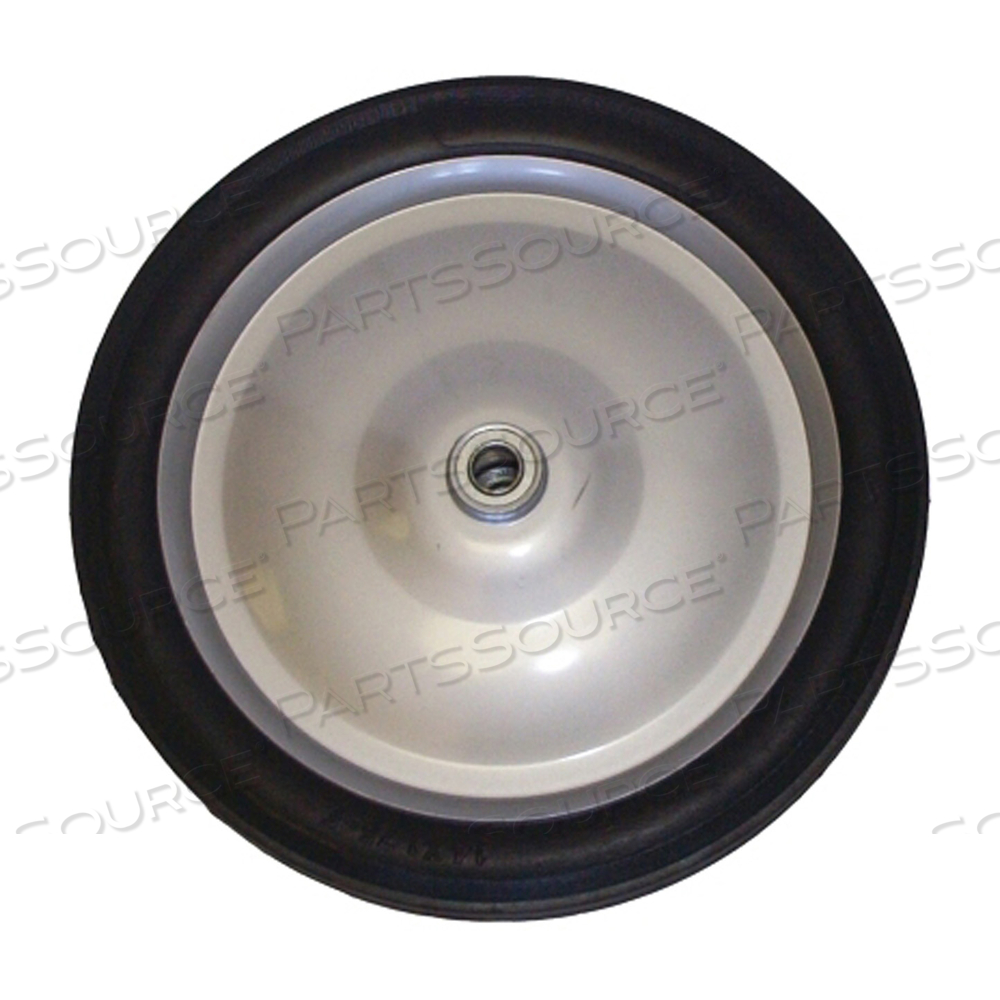 SEMI-PNEUMATIC WHEEL, RUBBER, 14 IN WHEEL DIA, 200 LB by Saftcart SEMI-PNEUMATIC WHEEL, RUBBER, 14 IN WHEEL DIA, 200 LB by Saftcart