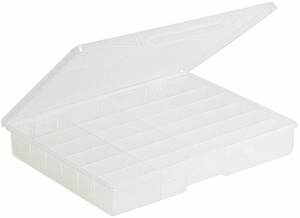 COMPARTMENT BOX 24 COMPARTMENTS CLEAR by Plano Molding