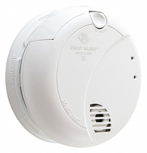 SMOKE ALARM 120V W/BATTERY BACKUP POWER/ALARM LED 85DB by BRK Brands