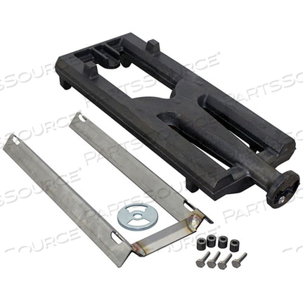 BURNER W/RADIANT 16" X 6-1/4" CI/ STEEL 