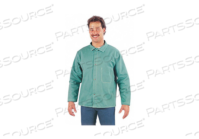 FLAMERESISTANTJACKET  GRN 44 TO 46IN L by Steel Grip