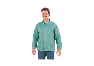 FLAMERESISTANTJACKET  GRN 44 TO 46IN L by Steel Grip