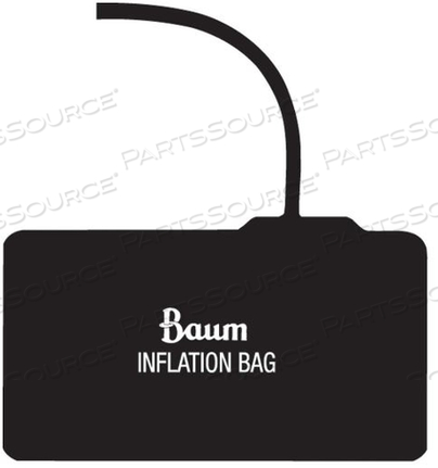 SINGLE TUBE, BP INFLATION BAG, RUBBER LATEX, 1 TUBES, ADULT, 12 CM X 23 CM by W.A. Baum Co., Inc.