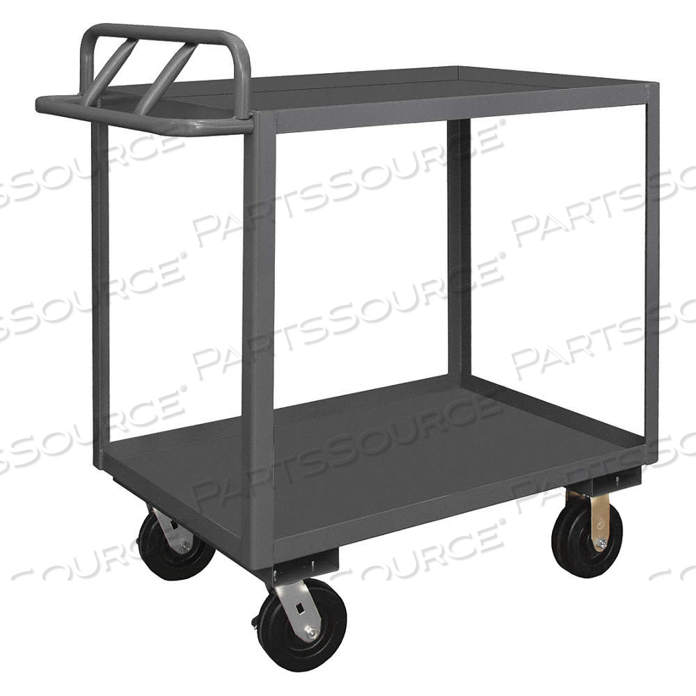 UTILITY CART WITH LIPPED METAL SHELVES, 3,600 LB LOAD CAPACITY, 48 IN X 30 IN by Approved Vendor UTILITY CART WITH LIPPED METAL SHELVES, 3,600 LB LOAD CAPACITY, 48 IN X 30 IN by Approved Vendor