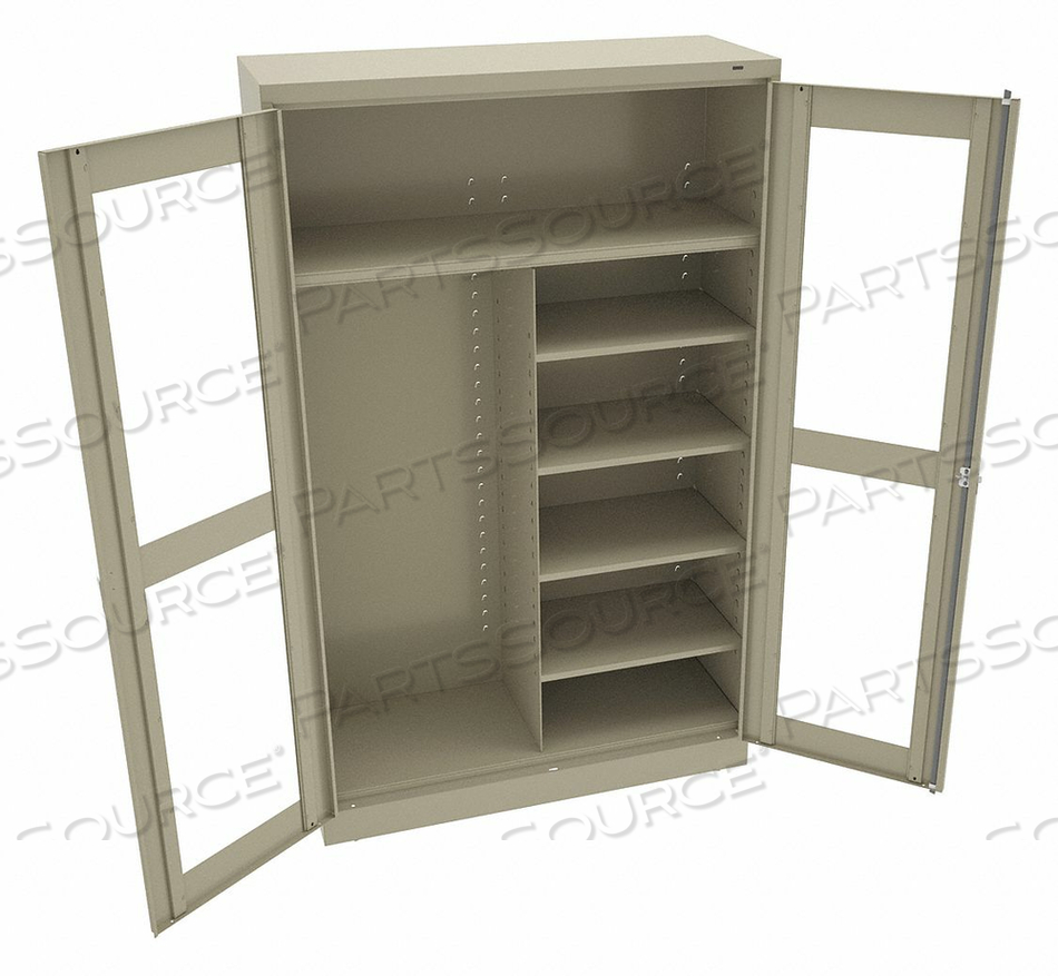 COMBO WARDROBE CABINET 78 H 48 W SAND by Tennsco Corp.
