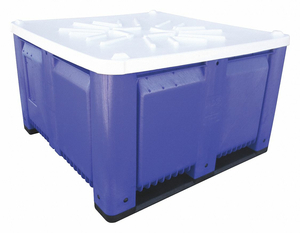 BULK CONTAINER COVER 48IN.W WHITE by Decade Products