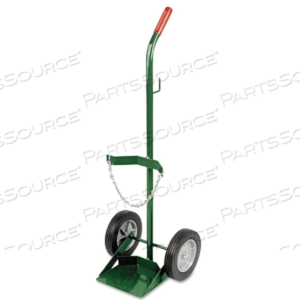 M/M60 SIZE CYLINDER CART, SINGLE, 13 IN W X 40 IN H X 12 IN D, 8 IN SOLID RUBBER WHEELS, 2-SAFETY CHAINS by Anthony Welded Products M/M60 SIZE CYLINDER CART, SINGLE, 13 IN W X 40 IN H X 12 IN D, 8 IN SOLID RUBBER WHEELS, 2-SAFETY CHAINS by Anthony Welded Products