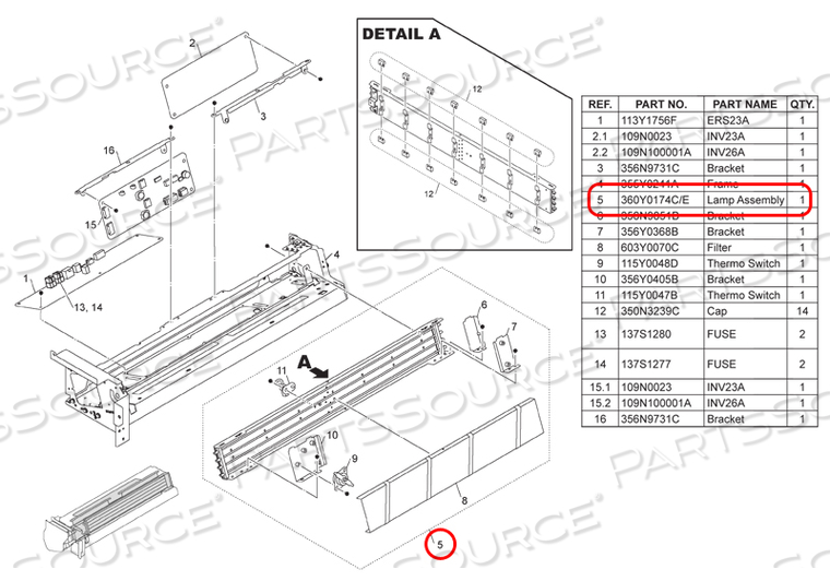 LED LAMP ASSEMBLY by FUJIFILM Healthcare Americas Corporation