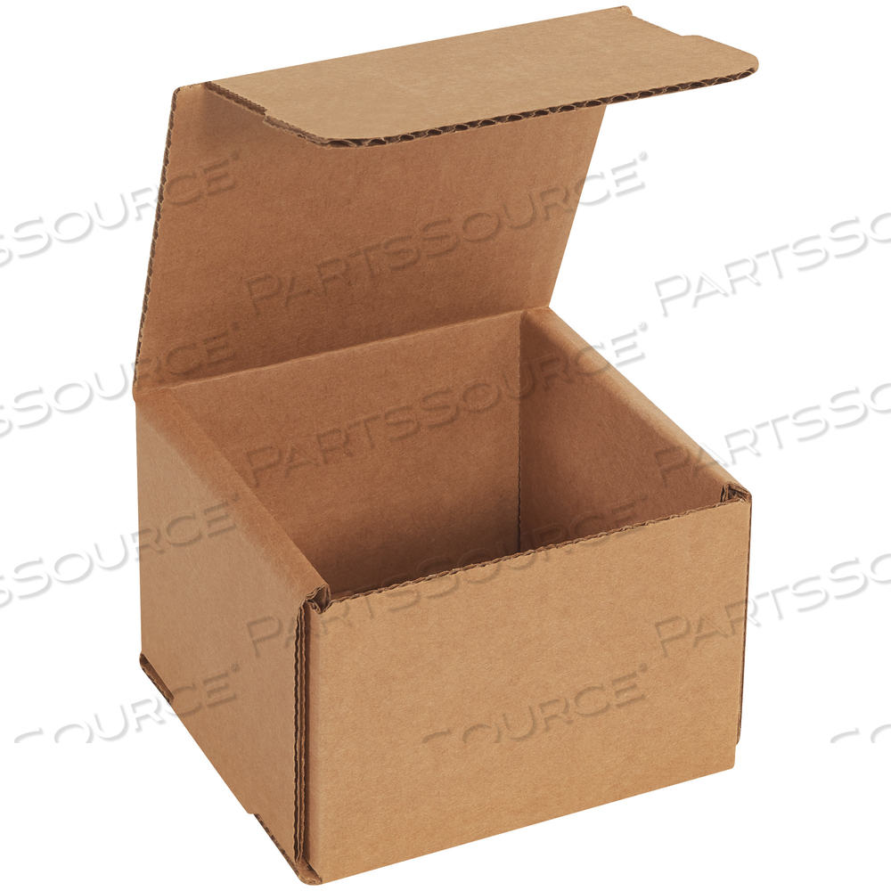 CORRUGATED MAILERS, 4" X 4" X 3", KRAFT, 50/BUNDLE by BOX Partners (Box Acquisitions, LLC)