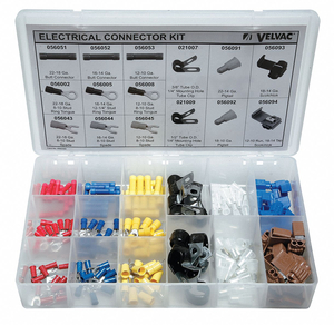 CRIMP CONNCTR KIT CRIMP TRMINLS 170 PCS. by Velvac