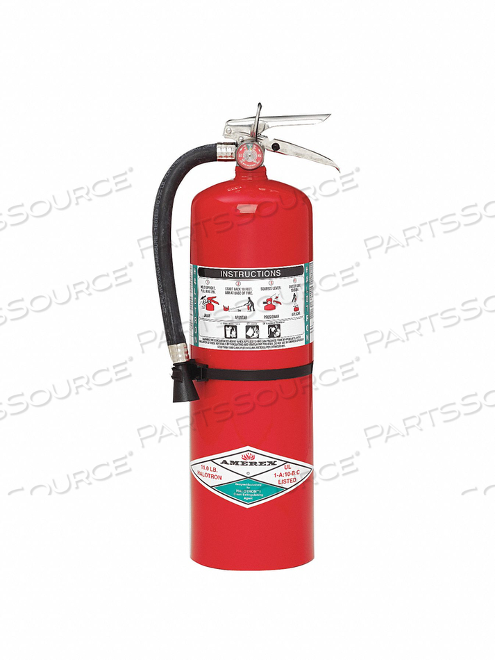 FIRE EXTINGUISHER HALOTRON 1A 10B C by Amerex