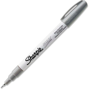 PAINT MARKER, OIL-BASED, EXTRA FINE, METALLIC SILVER INK by Sharpie