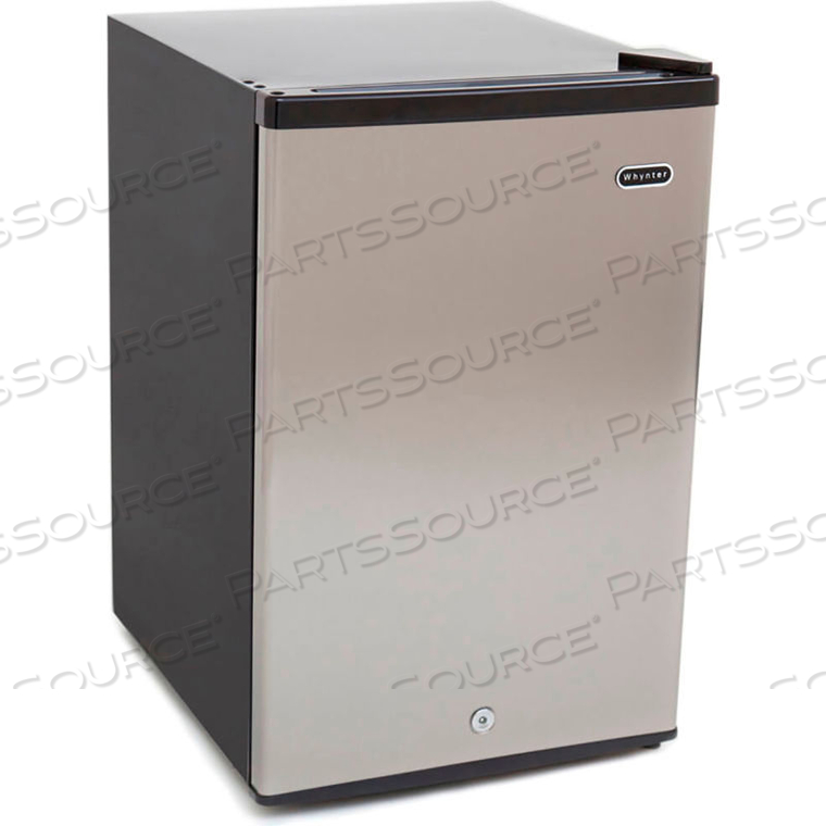 ENERGY STAR UPRIGHT FREEZER WITH LOCK, 3.0 CU. FT.Á by Whynter LLC