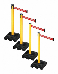 BARRIER SYSTEMS POST YELLOW 9 FT BELT by VISIONTRON Corp.