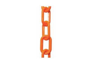 PLASTIC CHAIN 2 IN X 50 FT SAFETY ORANGE by Mr. Chain