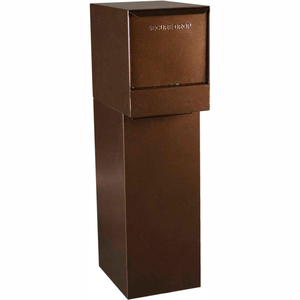 THRU-WALL PACKAGE DROP VAULT PLUS DVWM0062SA W/BOTTOM HOLD REAR ACCESS - COPPER VEIN by Dvault Company