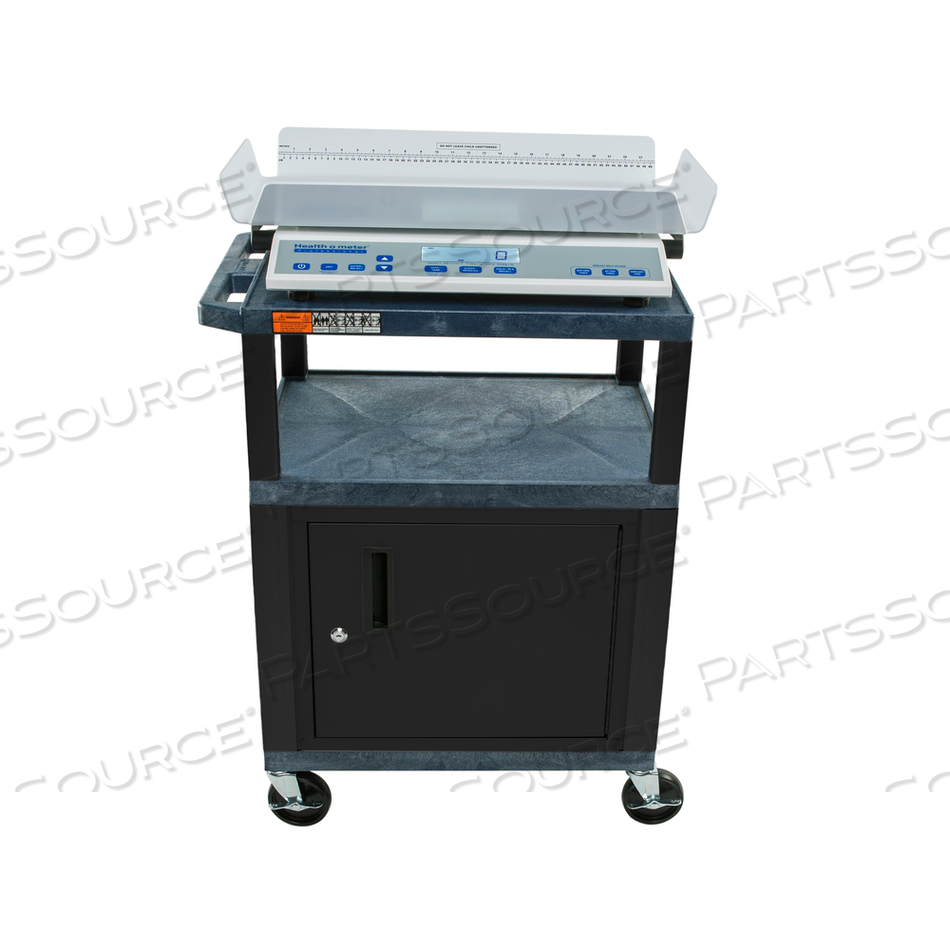 MEDICAL/SCALE CART, 26-1/2 IN X 34-1/8 IN X 18 IN by Health O Meter Professional Scales