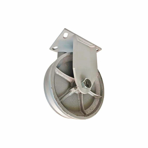 HEAVY-DUTY RIGID CASTER - V-GROOVE 6" DIA. - 2000 LB. CAPACITY by Fairbanks Scale