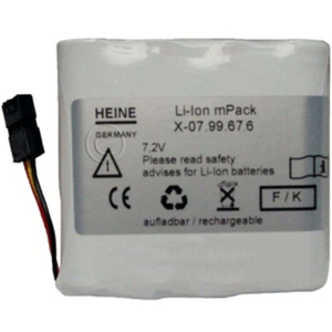 RECHARGEABLE BATTERY PACK, LITHIUM ION, 7.2V, WIRE LEADS FOR HEINE MPACK by Heine