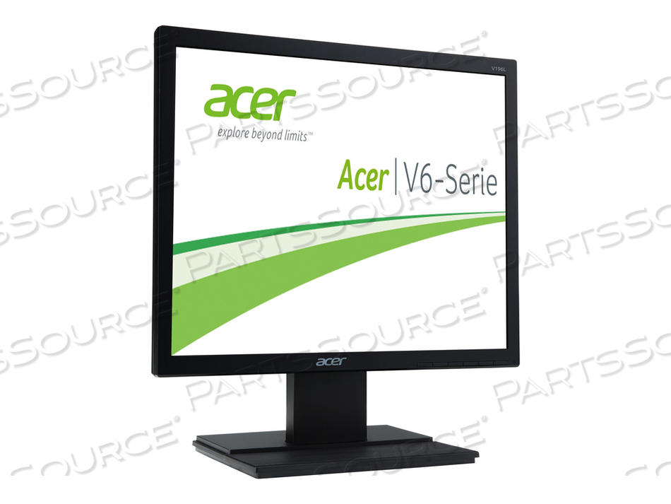 ACER V196L - LED MONITOR - 19" - 1280 X 1024 SXGA - IPS - 250 CD/M² - 5 MS - DVI, VGA - SPEAKERS - BLACK by Acer (America)