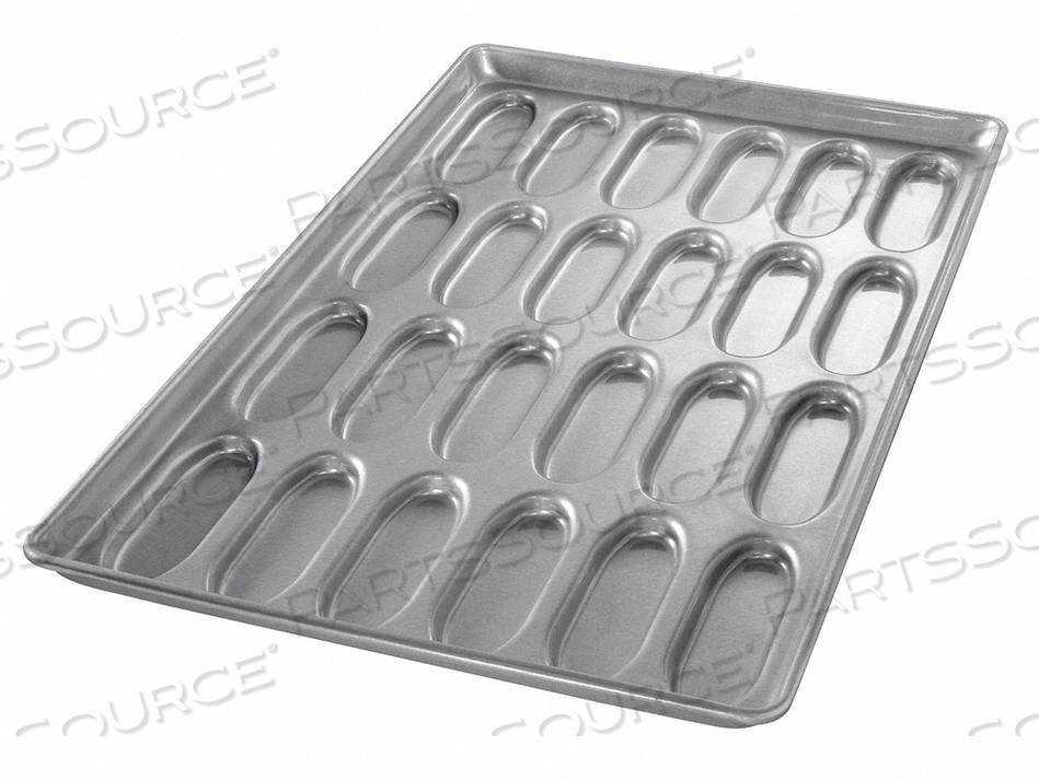 HOT DOG BUN PAN 24 MOULDS by Chicago Metallic