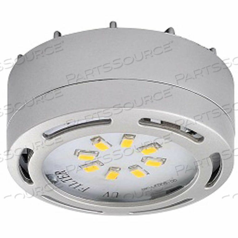 LED PUCK LIGHT, 4W, 3000 CCT, 360 LUMENS, 82 CRI, NICKEL 