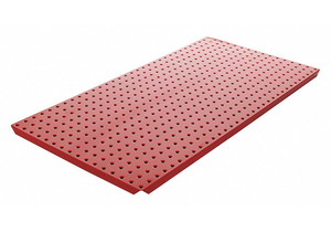 PEGBRD PANEL 16 RND HOLE RED PK2 by Syr-Tech