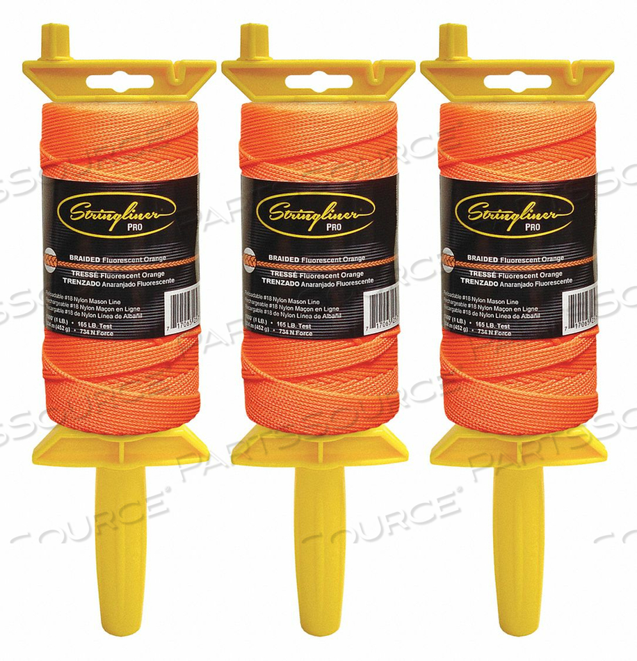 MASONS LINE REEL BRAIDED 1000 FT L PK3 by Stringliner