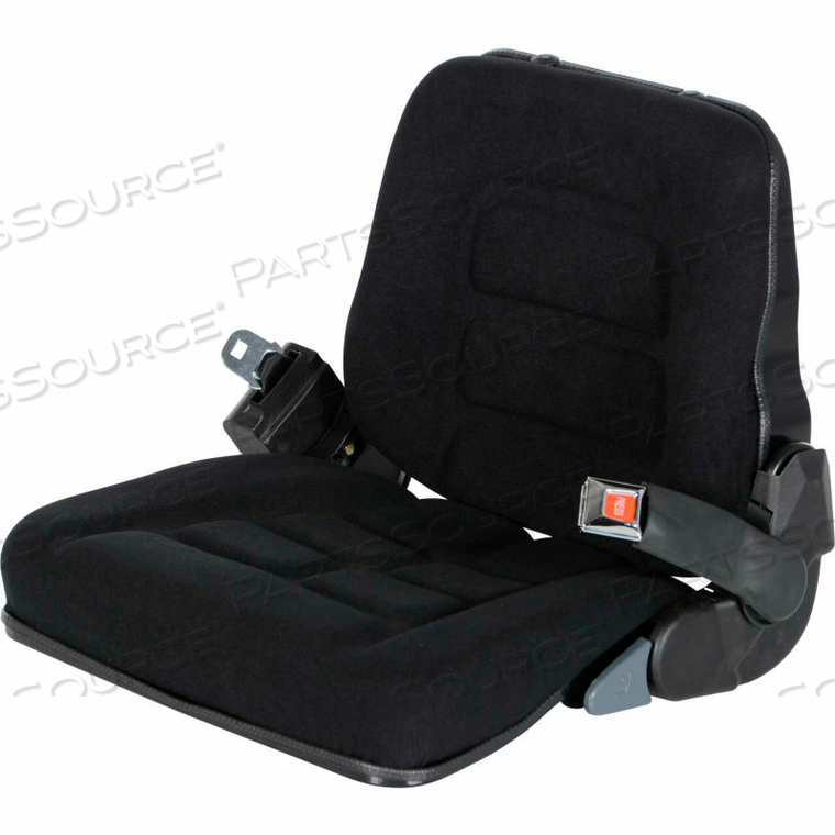 INDUSTRIAL FORKLIFT TRUCK SEAT - CLOTH WITH SEAT BELT by Vestil Manufacturing Corp.