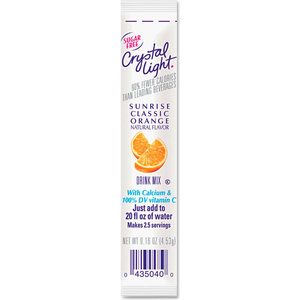 CRYSTAL LIGHT ON-THE-GO DRINK MIX STICKS, SUGAR FREE, SUNRISE ORANGE, 0.16 OZ., 30/BOX by Kraft Foods, Inc