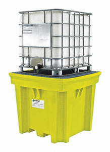 IBC CONTAINMENT UNIT WITH DRAIN YELLOW by Enpac