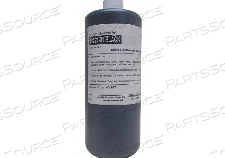 MARKING INK PIGMENT BLCK 15 TO 20 MIN by Carco