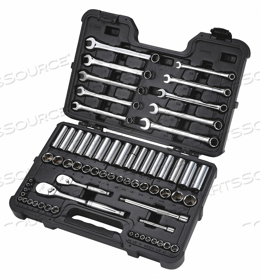 SOCKET WRENCH SET, STANDARD SOCKET COUNT/STYLE (35) 6-POINT, STANDARD SOCKET STYLE/SIZE STANDARD 6-POINT: 12 MM, 13 MM, 14 MM, 15 MM, 16 MM, by Westward SOCKET WRENCH SET, STANDARD SOCKET COUNT/STYLE (35) 6-POINT, STANDARD SOCKET STYLE/SIZE STANDARD 6-POINT: 12 MM, 13 MM, 14 MM, 15 MM, 16 MM, by Westward