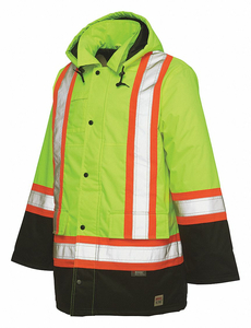 HIGH VISIBILITY JACKET 3XL YELLOW/GREEN by Tough Duck